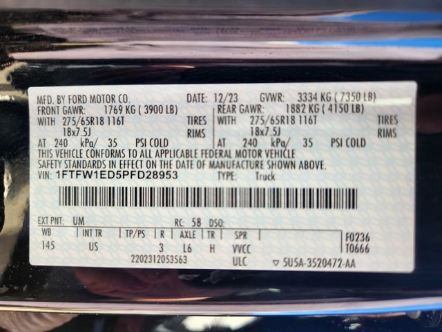 Certified 2023 Ford F150 XLT w/ Equipment Group 302A High image 28