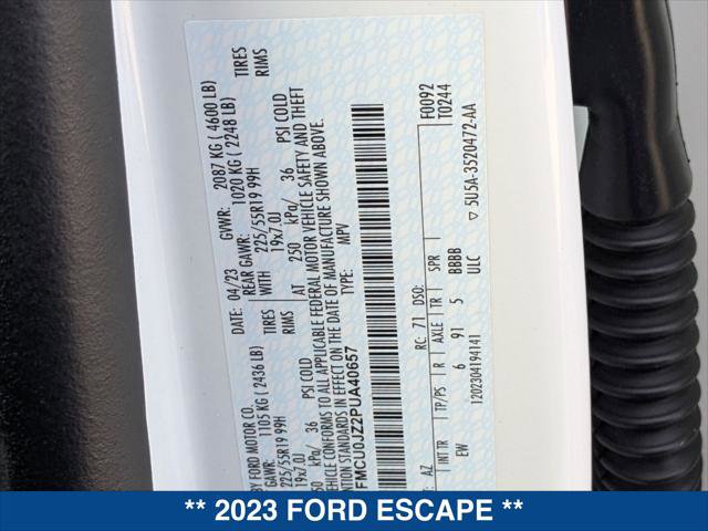 Certified 2023 Ford Escape Platinum image 25