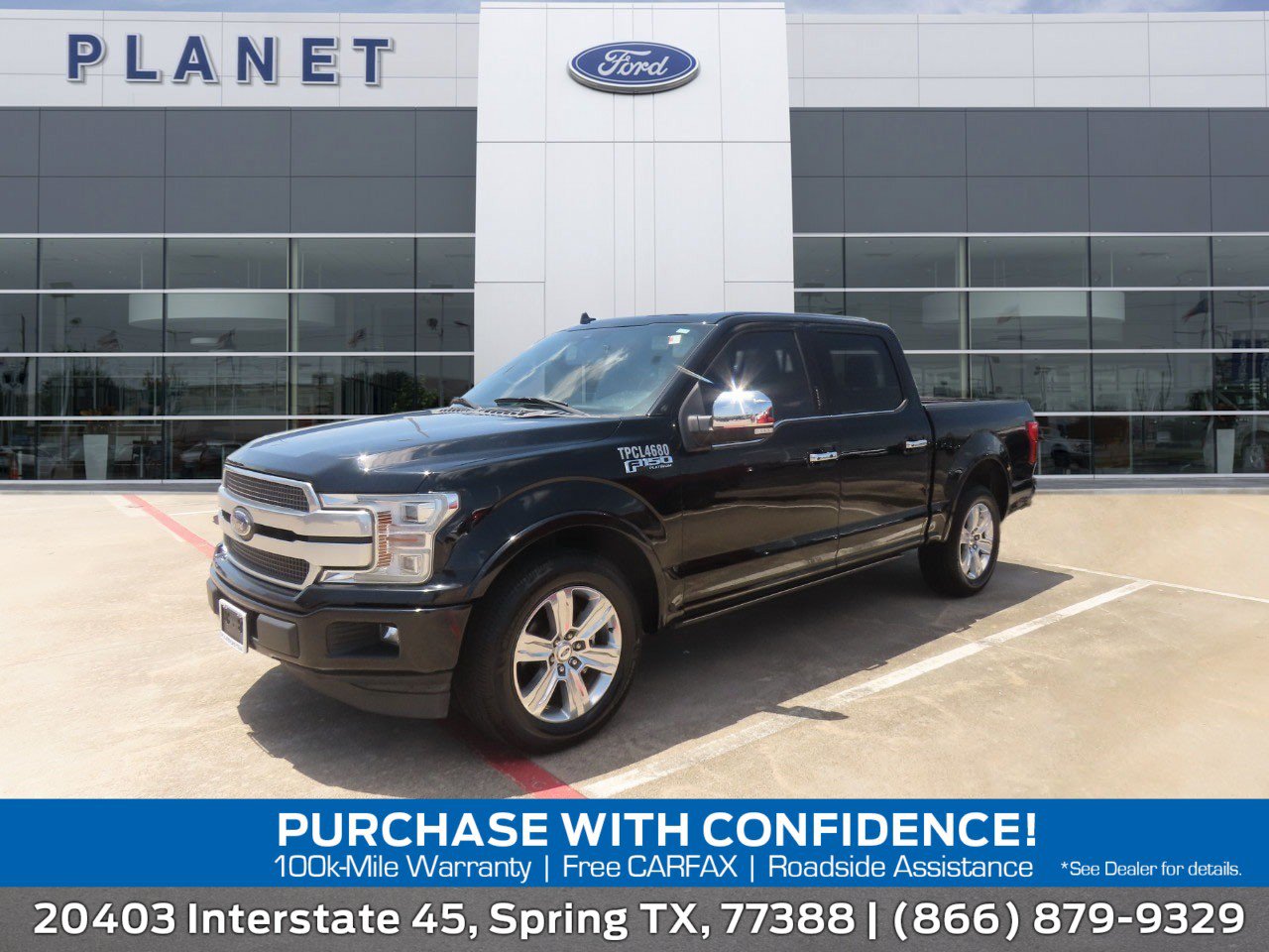 Certified 2018 Ford F150 Platinum w/ Equipment Group 701A Luxury