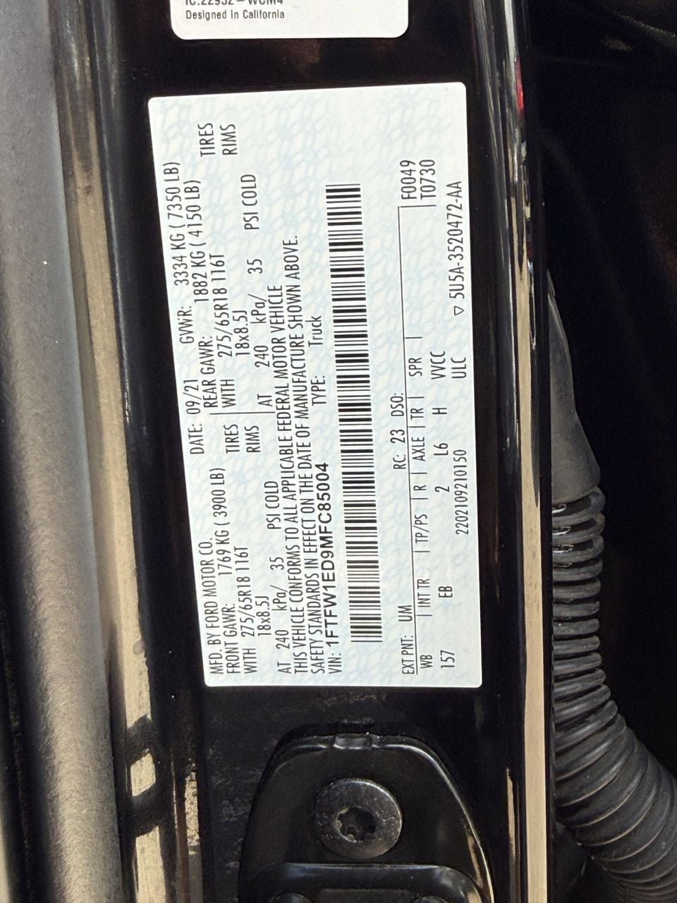 Certified 2021 Ford F150 Lariat AWD/4WD image 27