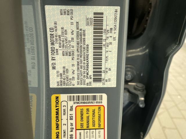 Certified 2024 Ford Bronco Sport Big Bend w/ Convenience Package AWD/4WD image 23