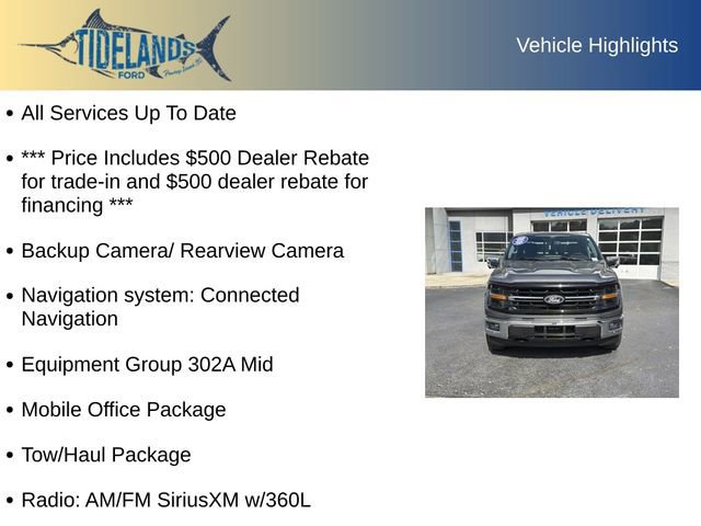 Certified 2024 Ford F150 XLT w/ Equipment Group 302A MID image 12