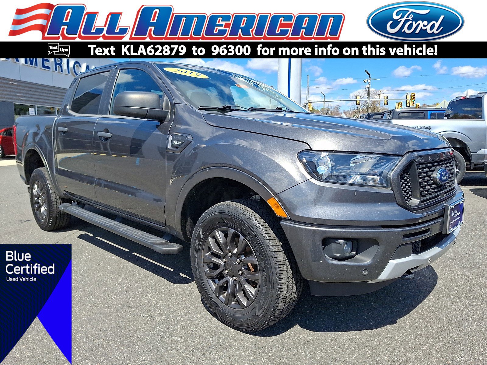 Certified 2019 Ford Ranger XLT w/ Equipment Group 301A Mid AWD/4WD image 1