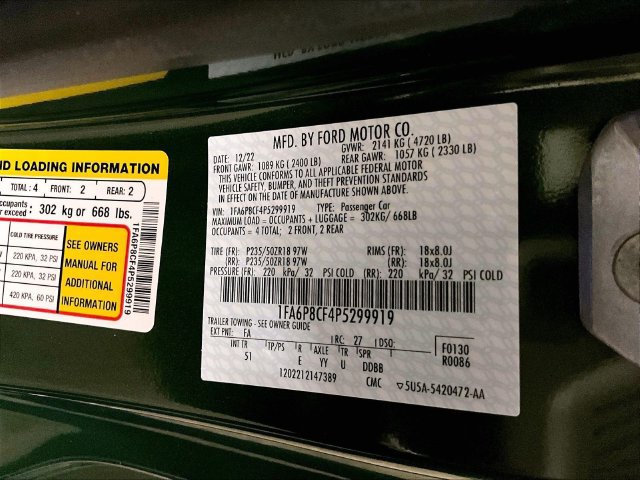 Certified 2023 Ford Mustang GT Premium w/ Equipment Group 401A RWD image 32