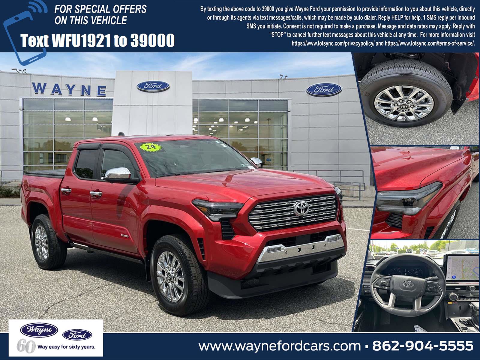 Used 2024 Toyota Tacoma Limited w/ Limited Package (LT) AWD/4WD image 1