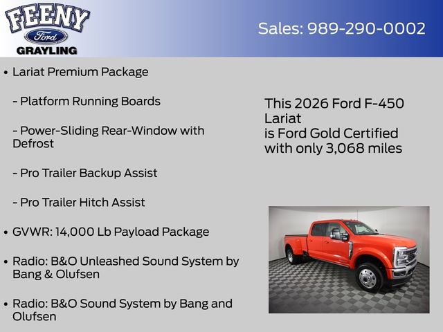 Certified 2026 Ford F450 Lariat w/ Lariat Ultimate Package AWD/4WD image 24