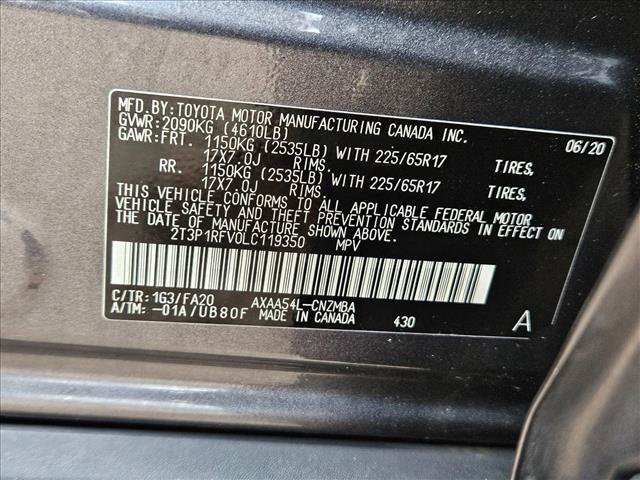 Used 2020 Toyota RAV4 XLE AWD/4WD image 16