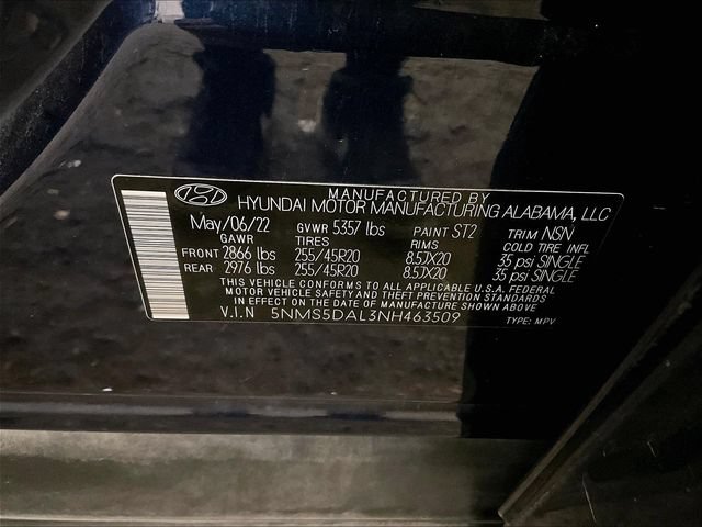 Used 2022 Hyundai Santa Fe Calligraphy AWD/4WD image 32