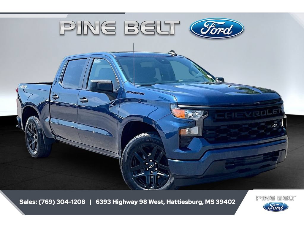 Used 2023 Chevrolet Silverado 1500 Custom w/ LPO, Dark Essentials Package