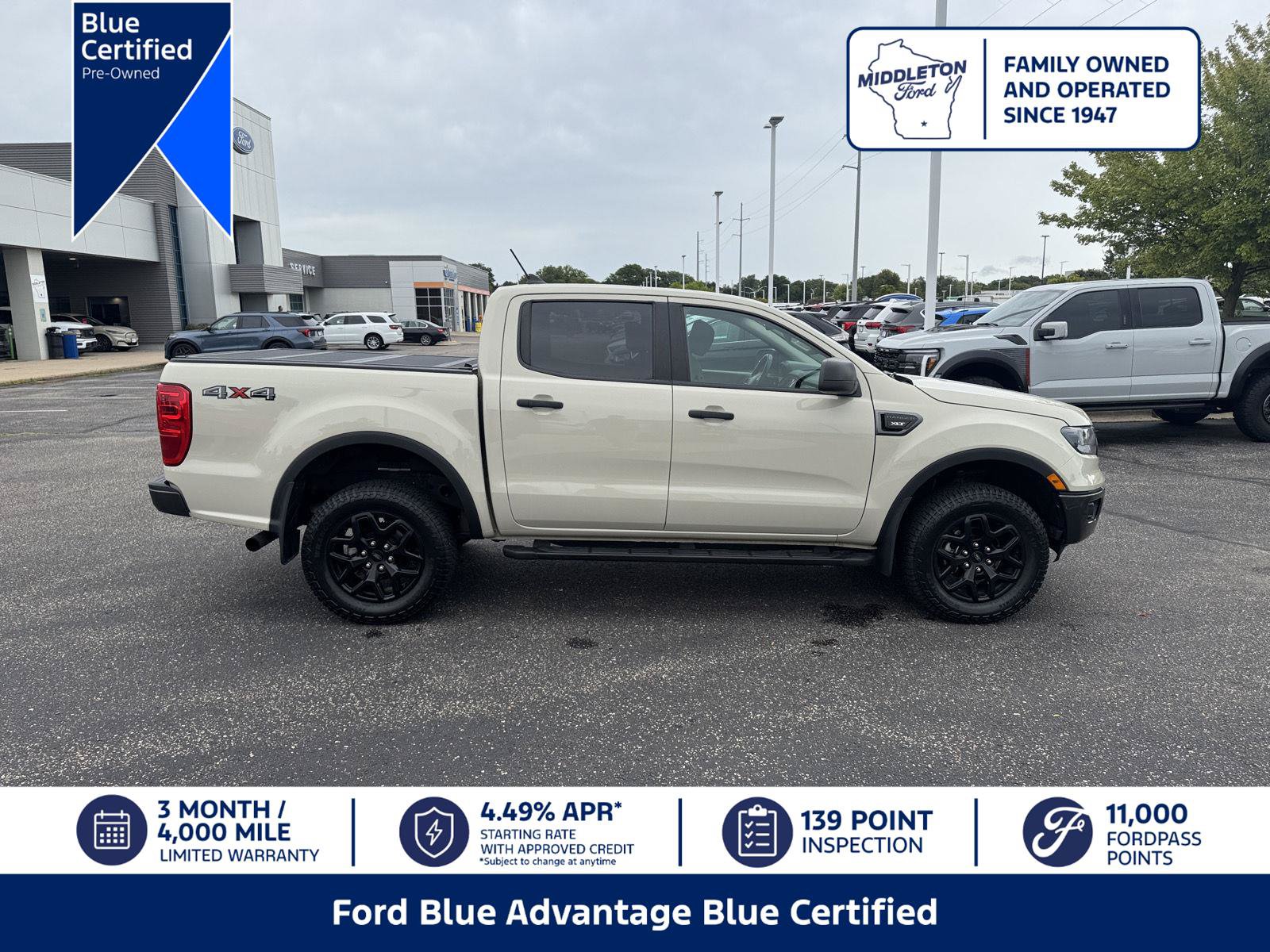 Certified 2022 Ford Ranger XLT w/ Equipment Group 301A Mid