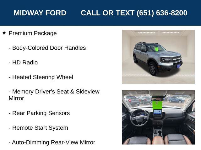 Certified 2023 Ford Bronco Sport Badlands w/ Premium Package AWD/4WD image 13