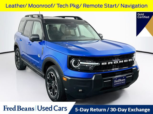 Certified 2025 Ford Bronco Sport Outer Banks w/ Outer Banks Tech Package+ AWD/4WD image 1