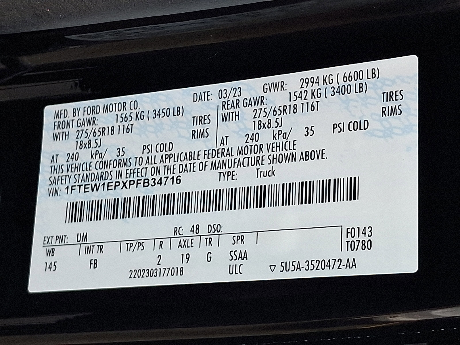 Certified 2023 Ford F150 XLT w/ Equipment Group 302A High image 25