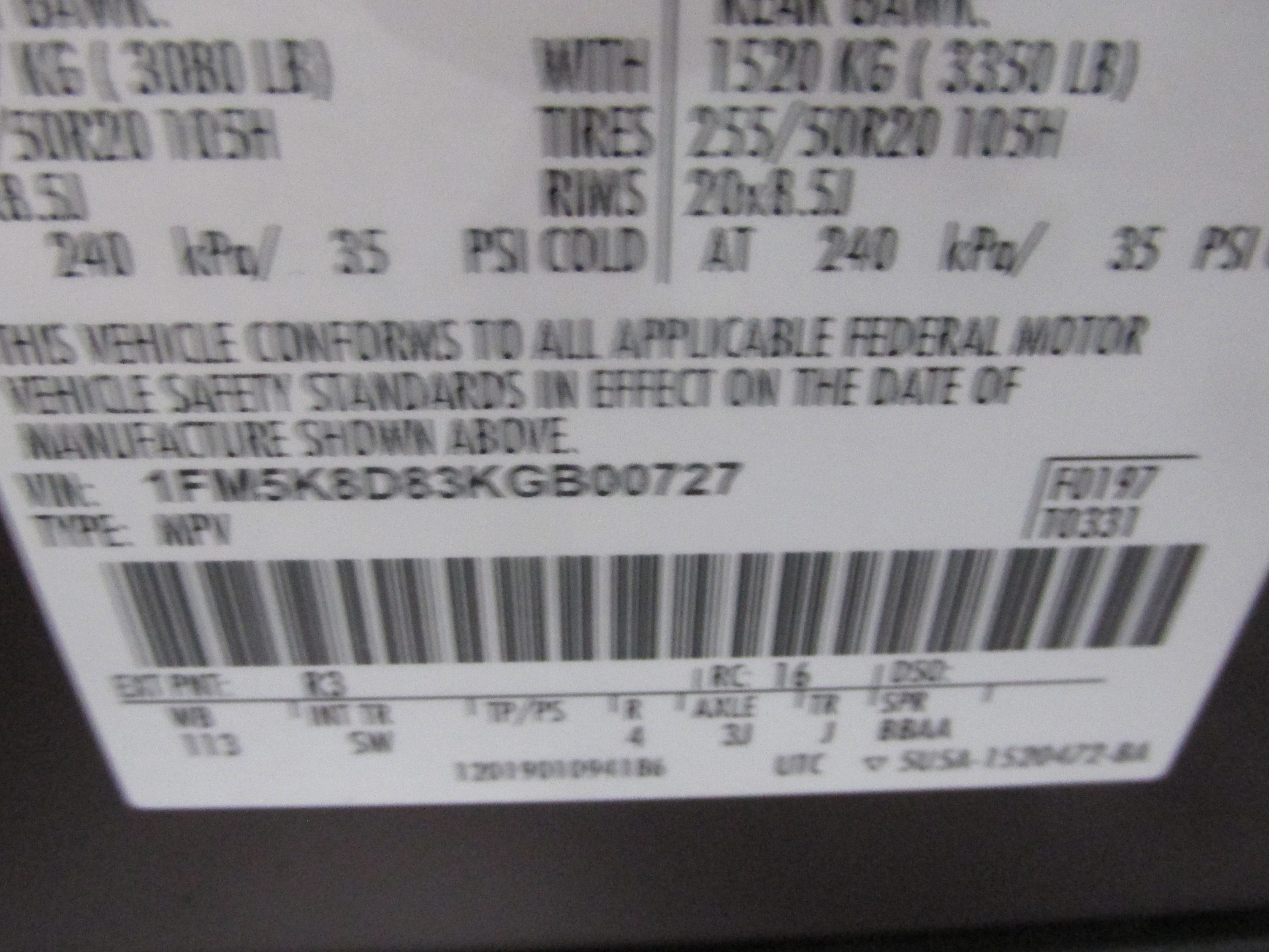 Certified 2019 Ford Explorer XLT w/ Equipment Group 202A image 48