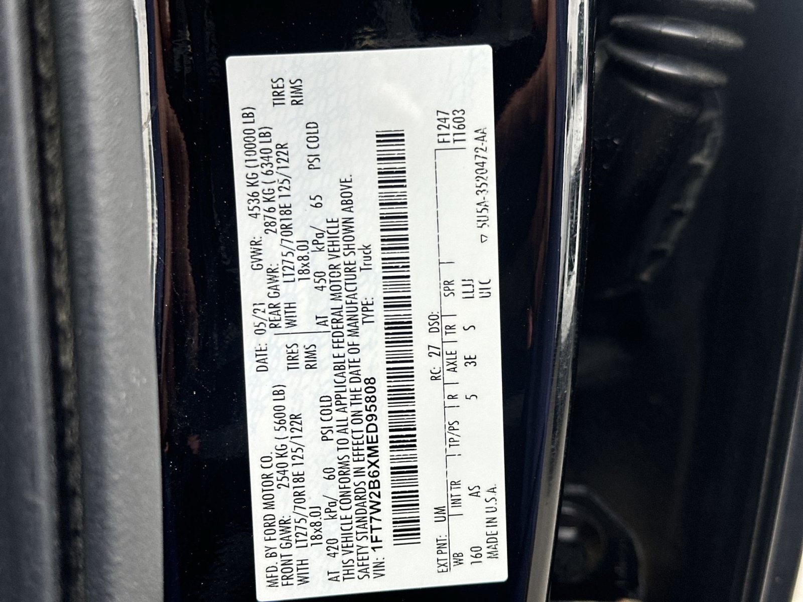 Certified 2021 Ford F250 XL w/ STX Appearance Package AWD/4WD image 35