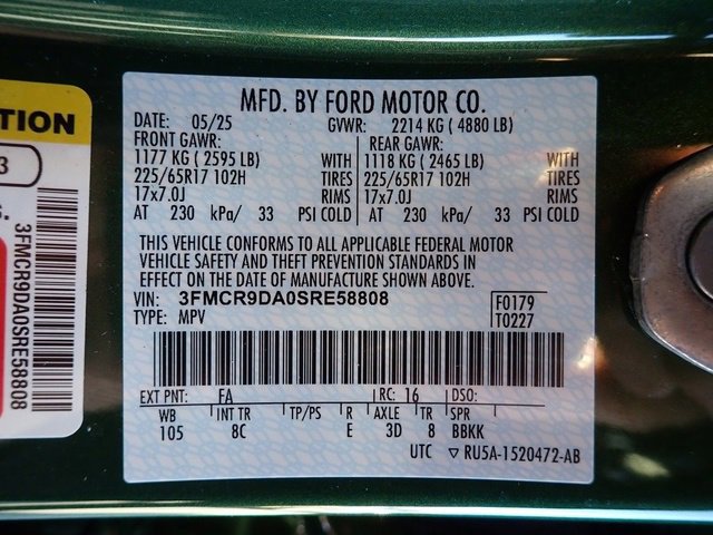 Certified 2025 Ford Bronco Sport Badlands image 22