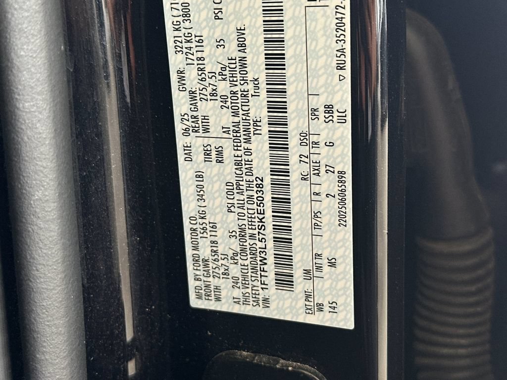 Certified 2025 Ford F150 XLT w/ Equipment Group 301A Standard AWD/4WD image 27