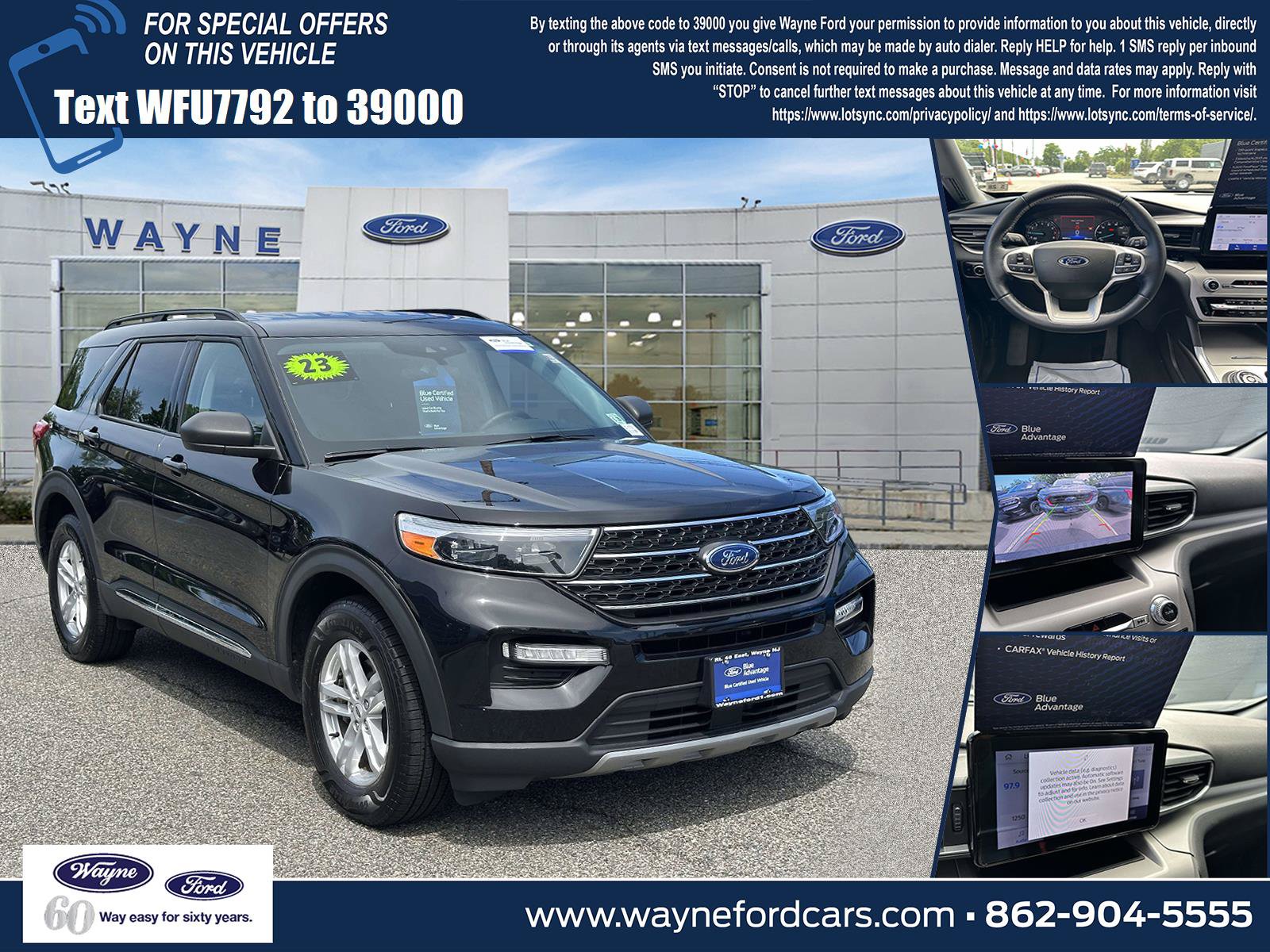 Certified 2023 Ford Explorer XLT w/ Equipment Group 202A AWD/4WD image 1