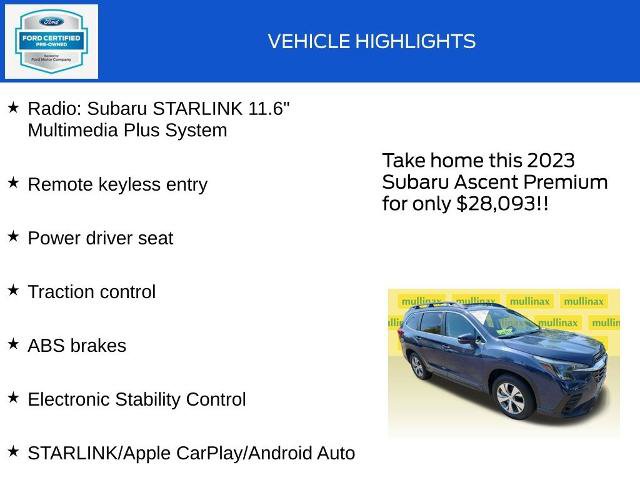 Used 2023 Subaru Ascent Premium AWD/4WD image 18