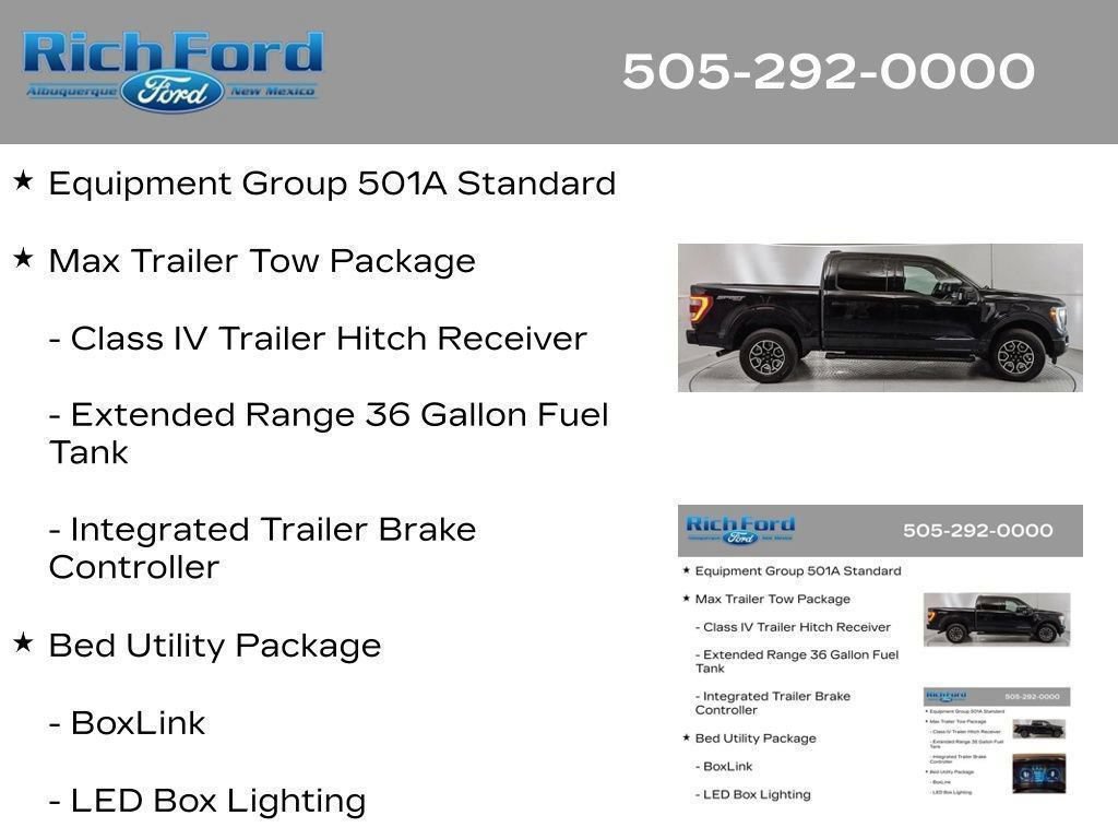 Certified 2023 Ford F150 Lariat w/ Max Trailer Tow Package AWD/4WD image 34