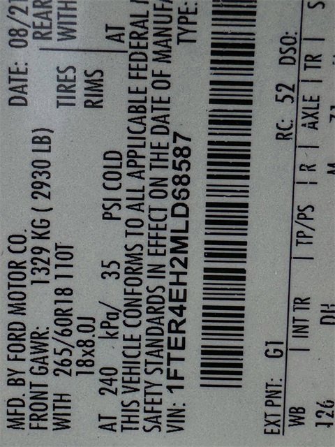 Certified 2021 Ford Ranger Lariat w/ Trailer Tow Package image 34