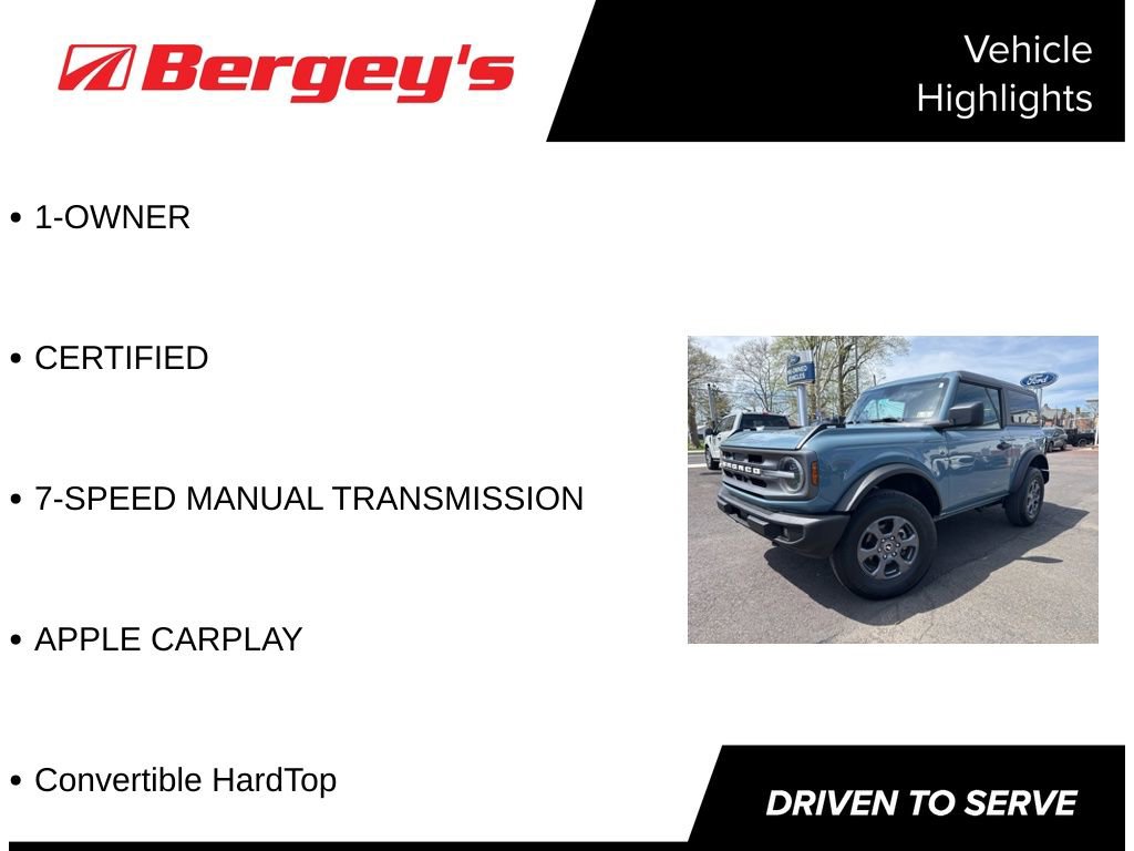 Certified 2022 Ford Bronco Big Bend AWD/4WD image 5