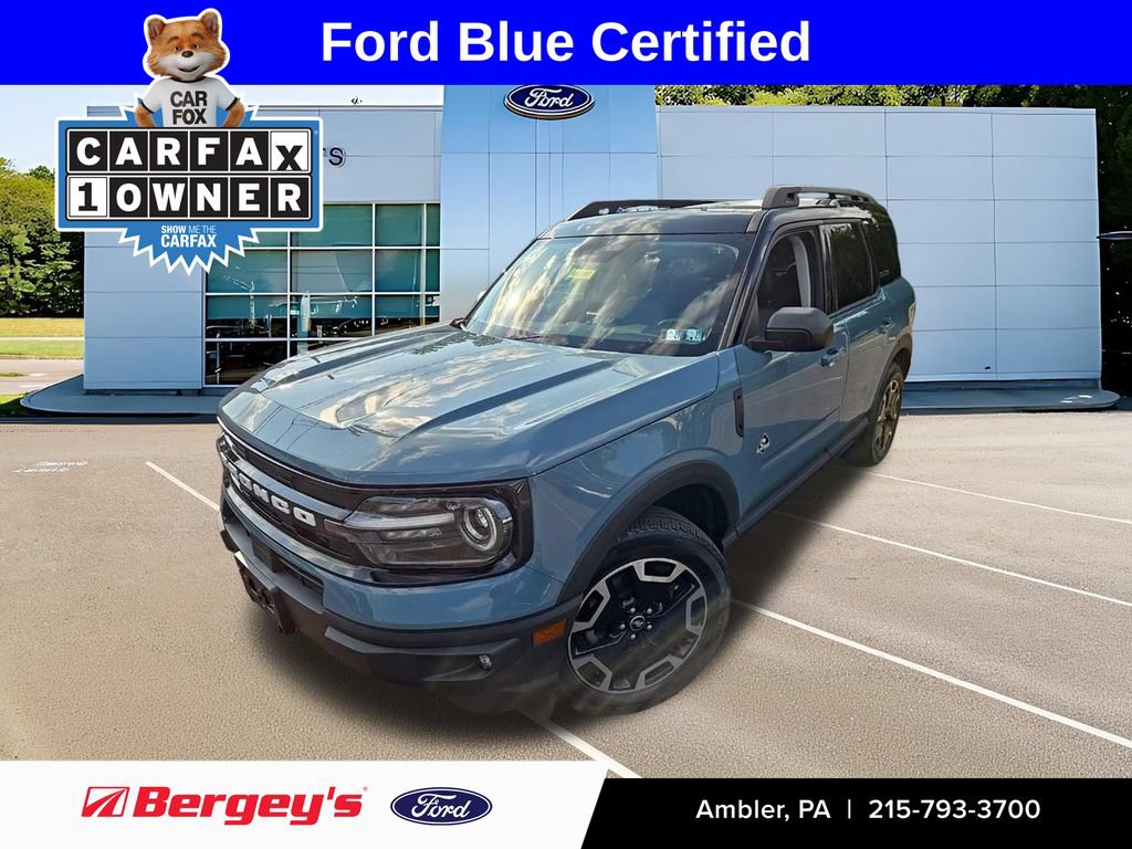 Certified 2023 Ford Bronco Sport Outer Banks w/ Tech Package