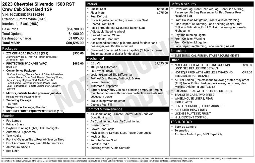 Used 2023 Chevrolet Silverado 1500 RST w/ Z71 Off-Road Package image 31