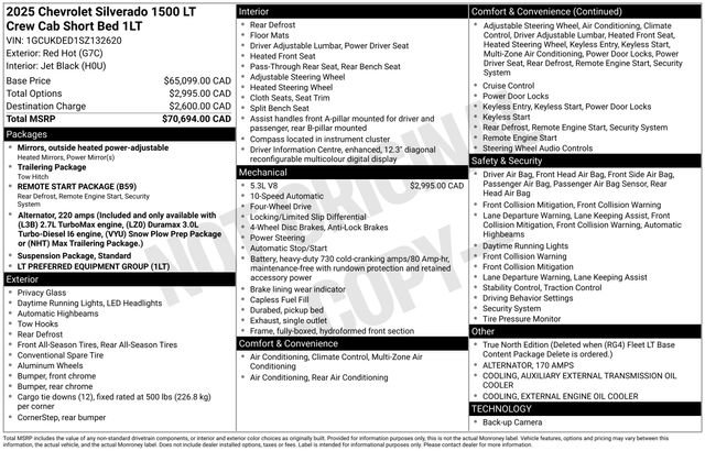 Used 2025 Chevrolet Silverado 1500 LT AWD/4WD image 27