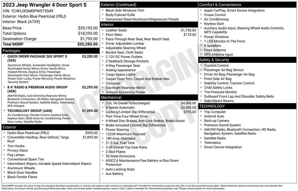 Used 2023 Jeep Wrangler Sport S image 21