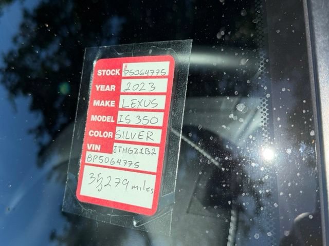 Used 2023 Lexus IS 350 F Sport w/ Navigation Package RWD image 5
