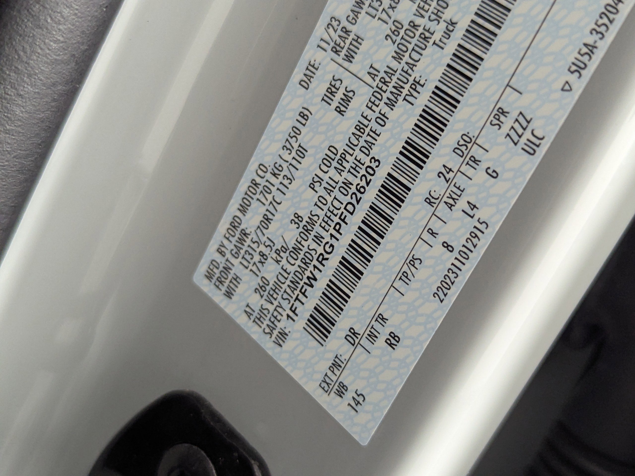 Certified 2023 Ford F150 Raptor w/ Raptor Carbon Fiber Package image 40