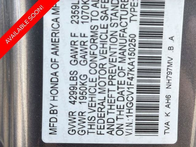 Used 2019 Honda Accord EX image 35