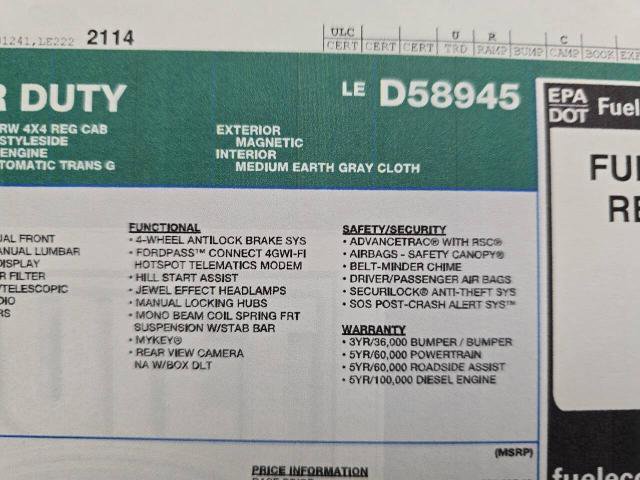 Certified 2020 Ford F250 XL w/ STX Appearance Package image 23