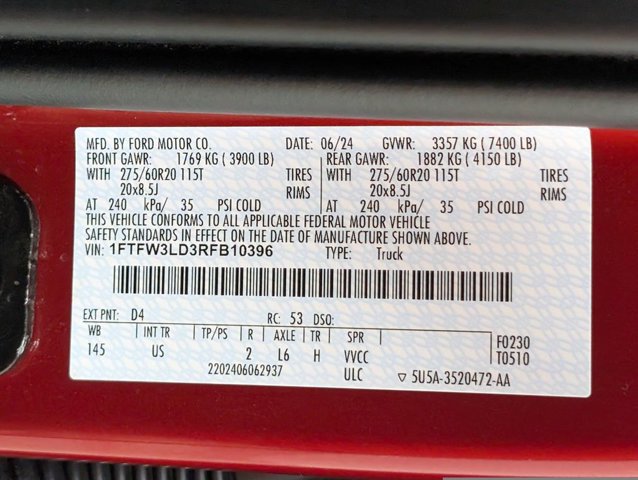 Certified 2024 Ford F150 XLT w/ Equipment Group 302A MID AWD/4WD image 32
