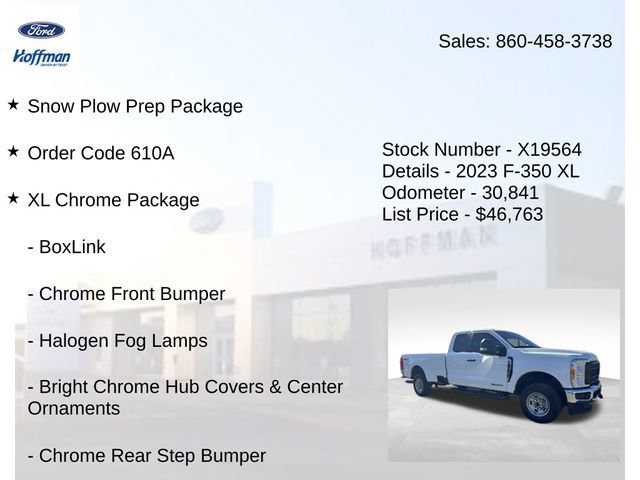Certified 2023 Ford F350 XL w/ Snow Plow Prep Package AWD/4WD image 9