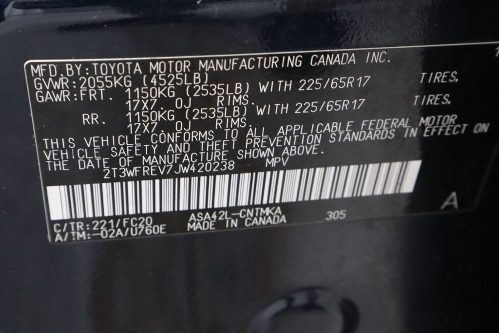 Used 2018 Toyota RAV4 XLE w/ Plus Extra Value Package FWD image 34
