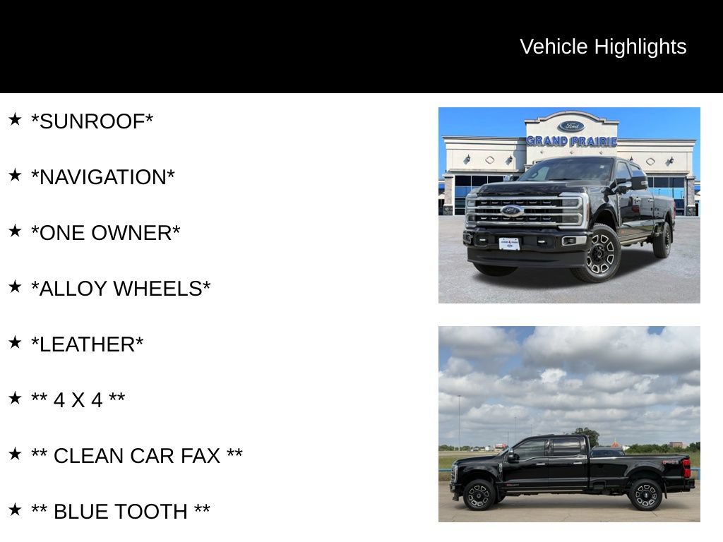 Certified 2024 Ford F350 Platinum AWD/4WD image 4