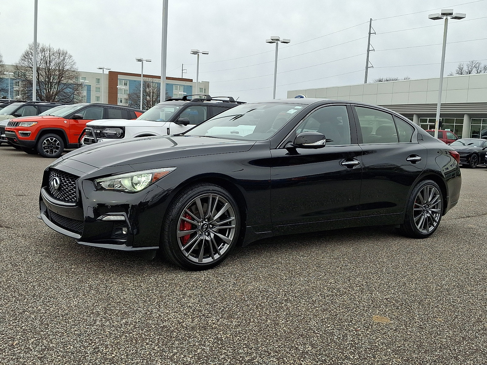 Used 2021 INFINITI Q50 Red Sport 400 w/ All Weather Package image 5