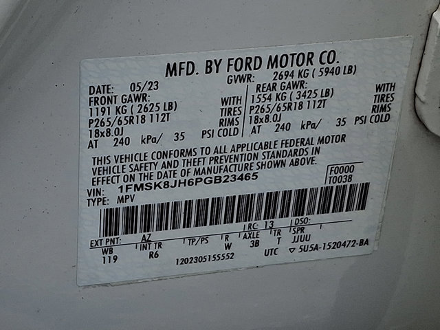 Certified 2023 Ford Explorer Timberline AWD/4WD image 27