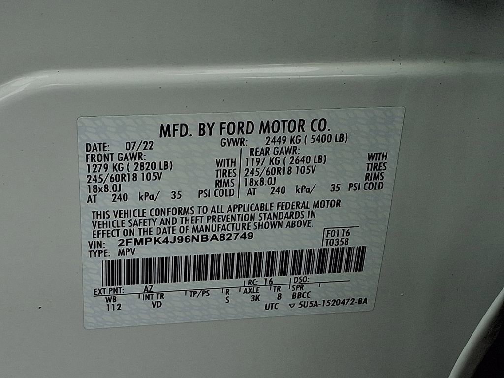 Certified 2022 Ford Edge SEL w/ Convenience Package image 26