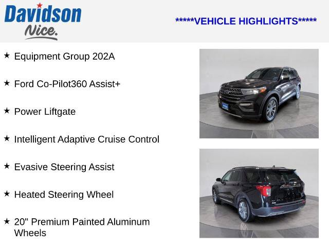 Certified 2022 Ford Explorer XLT w/ Equipment Group 202A AWD/4WD image 4