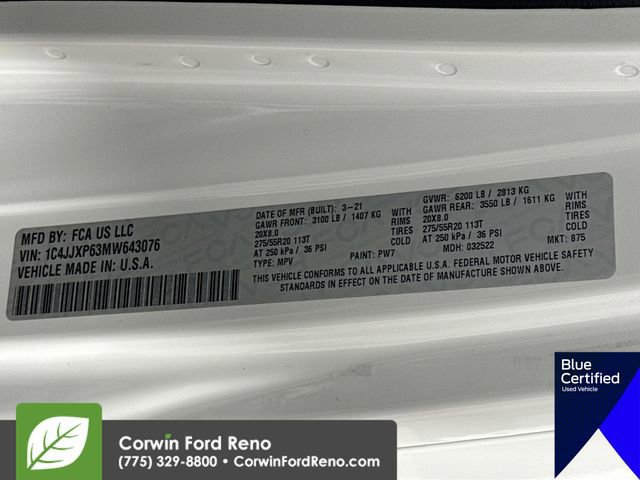 Used 2021 Jeep Wrangler Unlimited Sahara w/ Cold Weather Group image 36