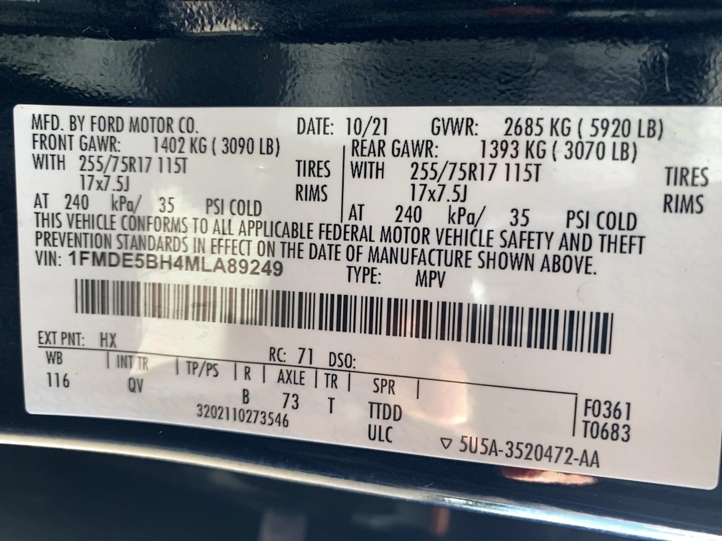 Certified 2021 Ford Bronco Big Bend AWD/4WD image 20