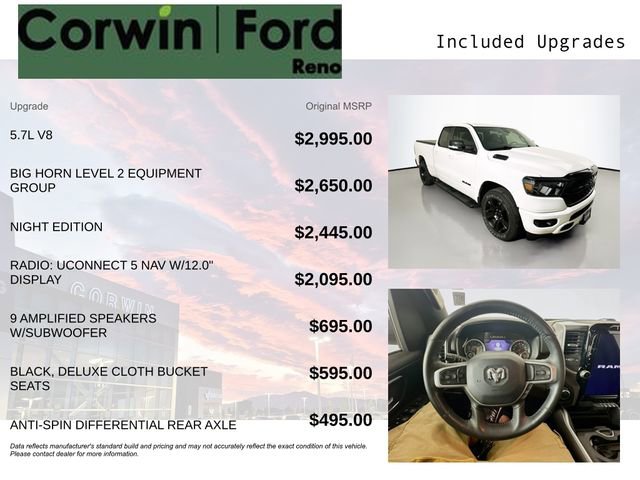 Used 2022 RAM 1500 Big Horn RWD image 3