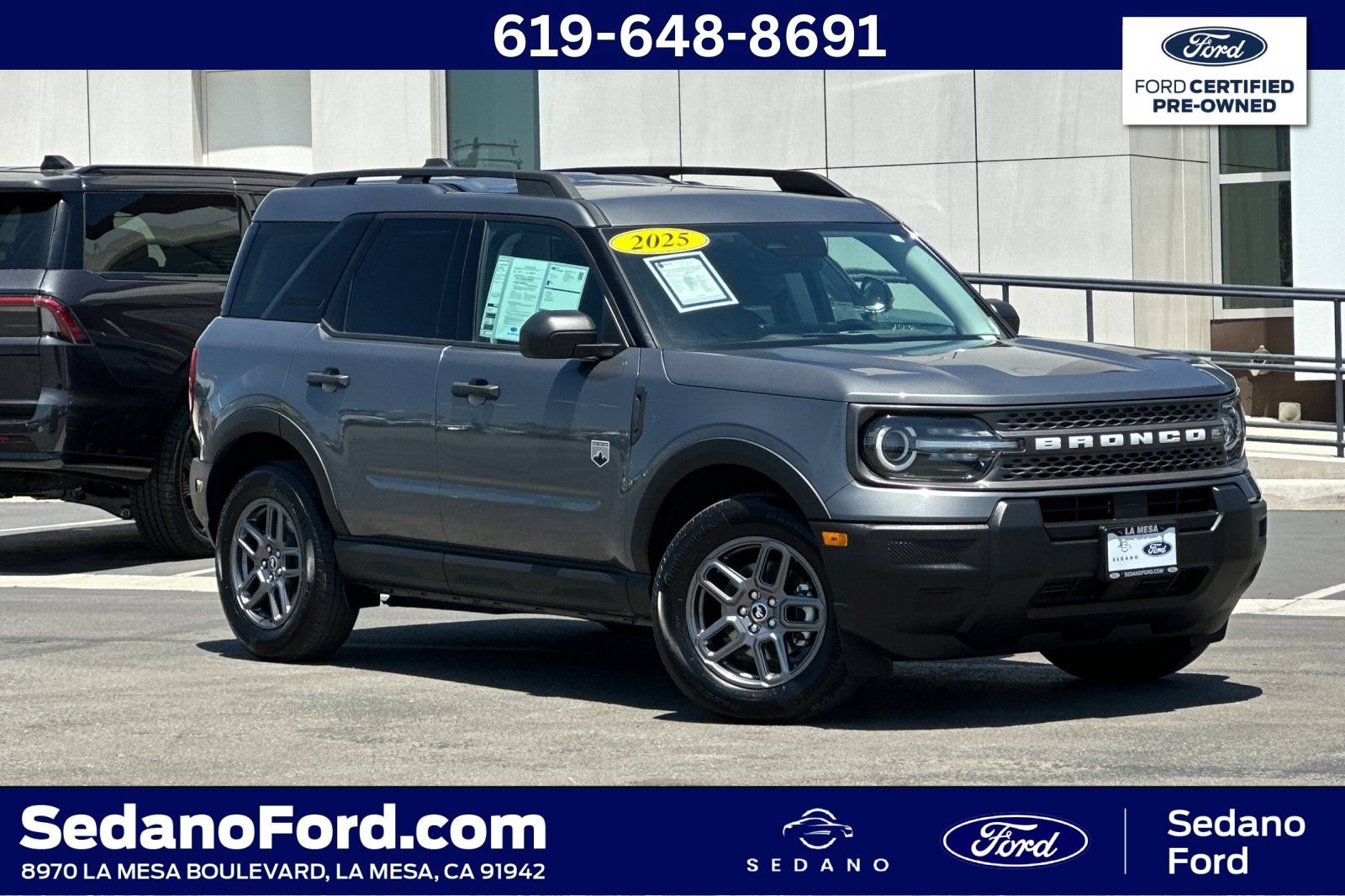 Certified 2025 Ford Bronco Sport Big Bend