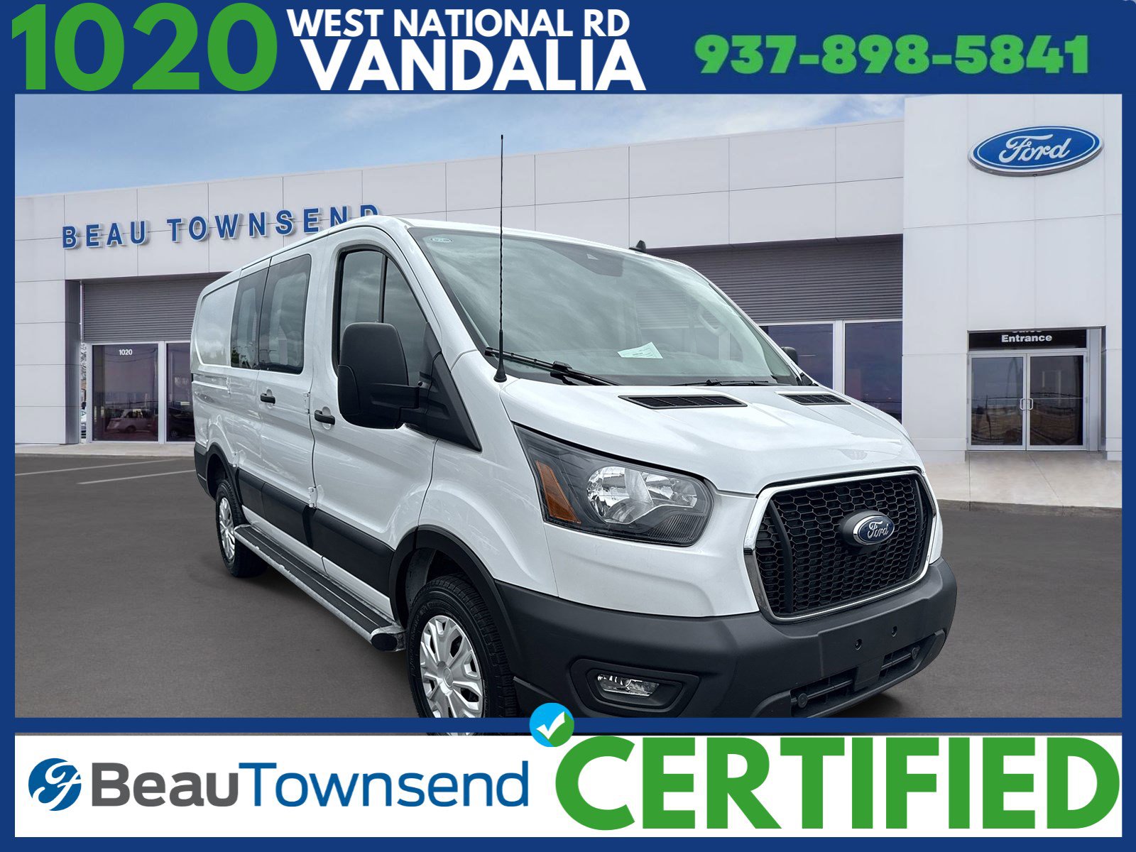 Certified 2023 Ford Transit 250 Low Roof w/ Exterior Upgrade Package