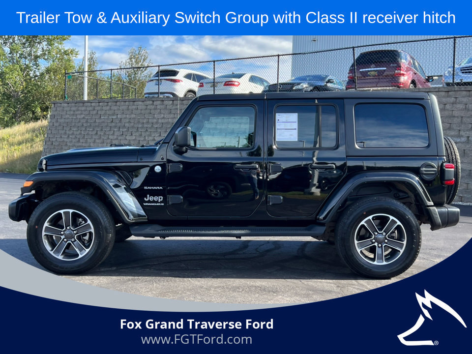 Used 2023 Jeep Wrangler Unlimited Sahara w/ LED Lighting Group AWD/4WD image 44