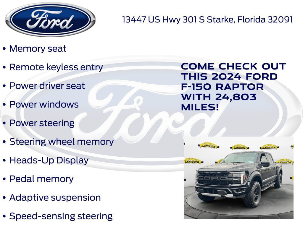 Certified 2024 Ford F150 Raptor AWD/4WD image 27