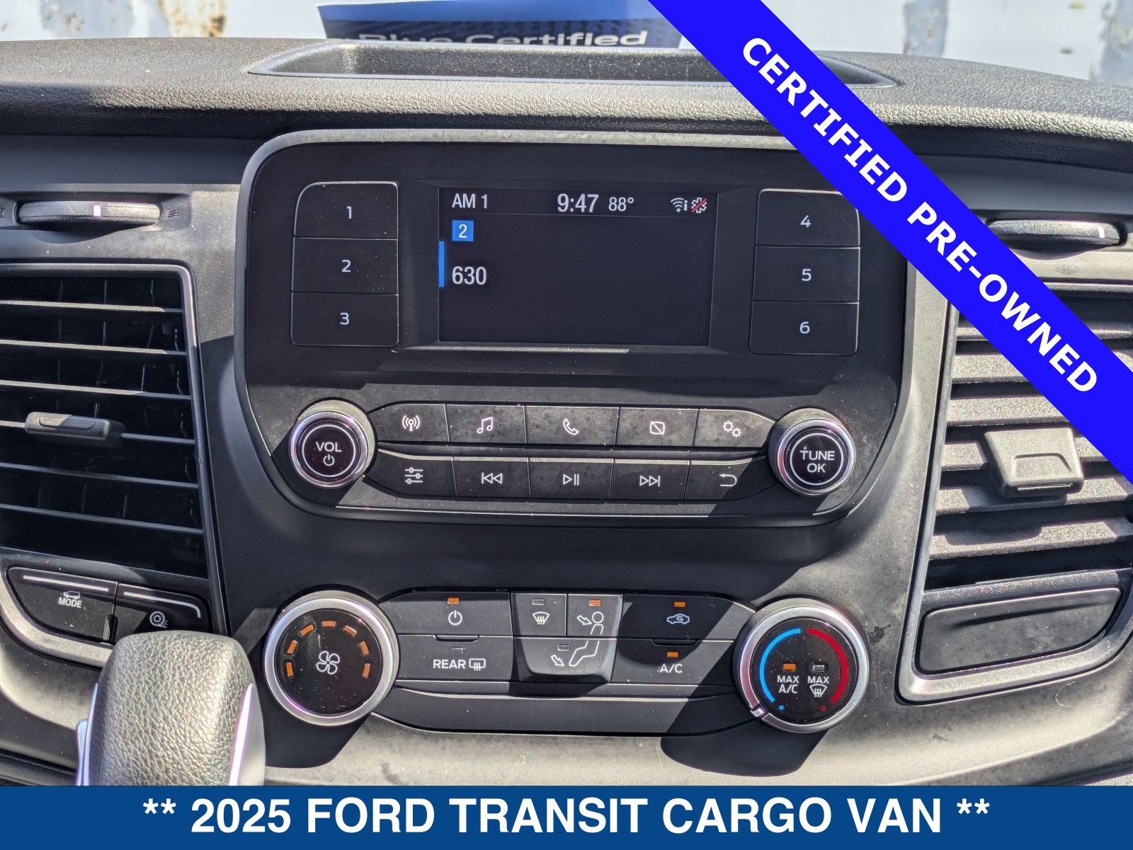 Certified 2025 Ford Transit 250 Low Roof w/ Exterior Upgrade Package RWD image 18